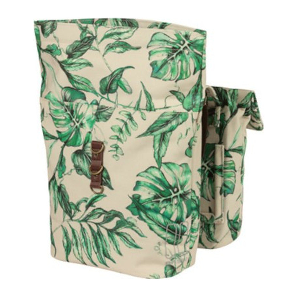Sacoche double vélo Basil Ever-Green 32 L coloris Sable – vue de profil