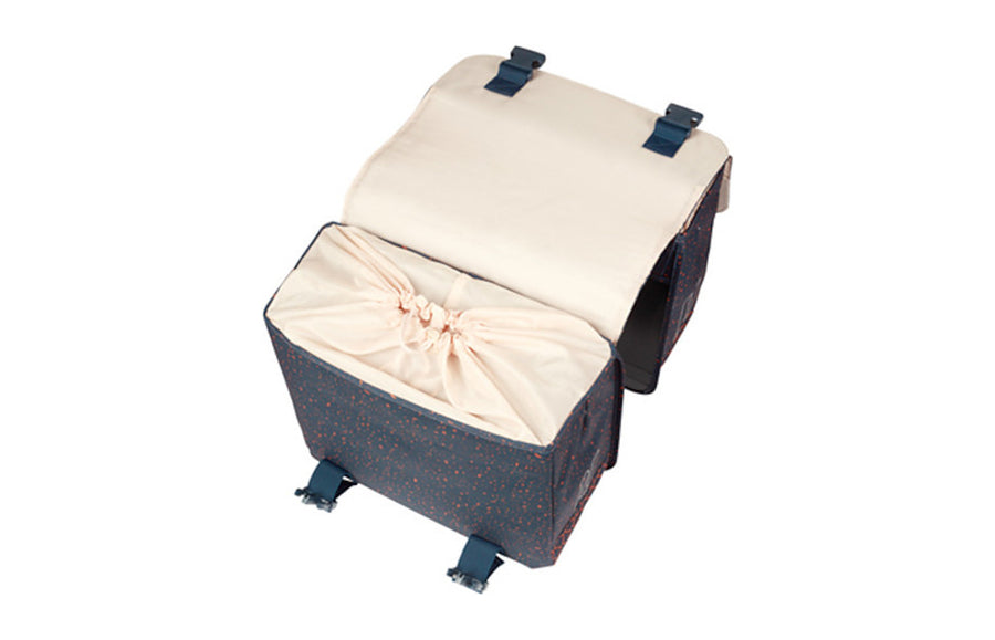 Interieur renforce de la sacoche double Basil Flair