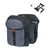 Sacoche double vélo Basil Miles MIK 34 L coloris Black Slate – la paire avec sa plaque MIK fournie