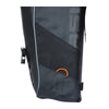 Sacoche double vélo Basil Miles Tarpaulin MIK 34 L coloris Noir Orange – interieur roll-top ouvert