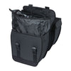 Sacoche double vélo Basil Tour Waterproof XL 35 L coloris Noir – fermeture roll-top ouverte