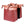 Sacoche double vélo Basil Vive Universal Bridge 35 L coloris Bordeaux / Rosé – la paire montee