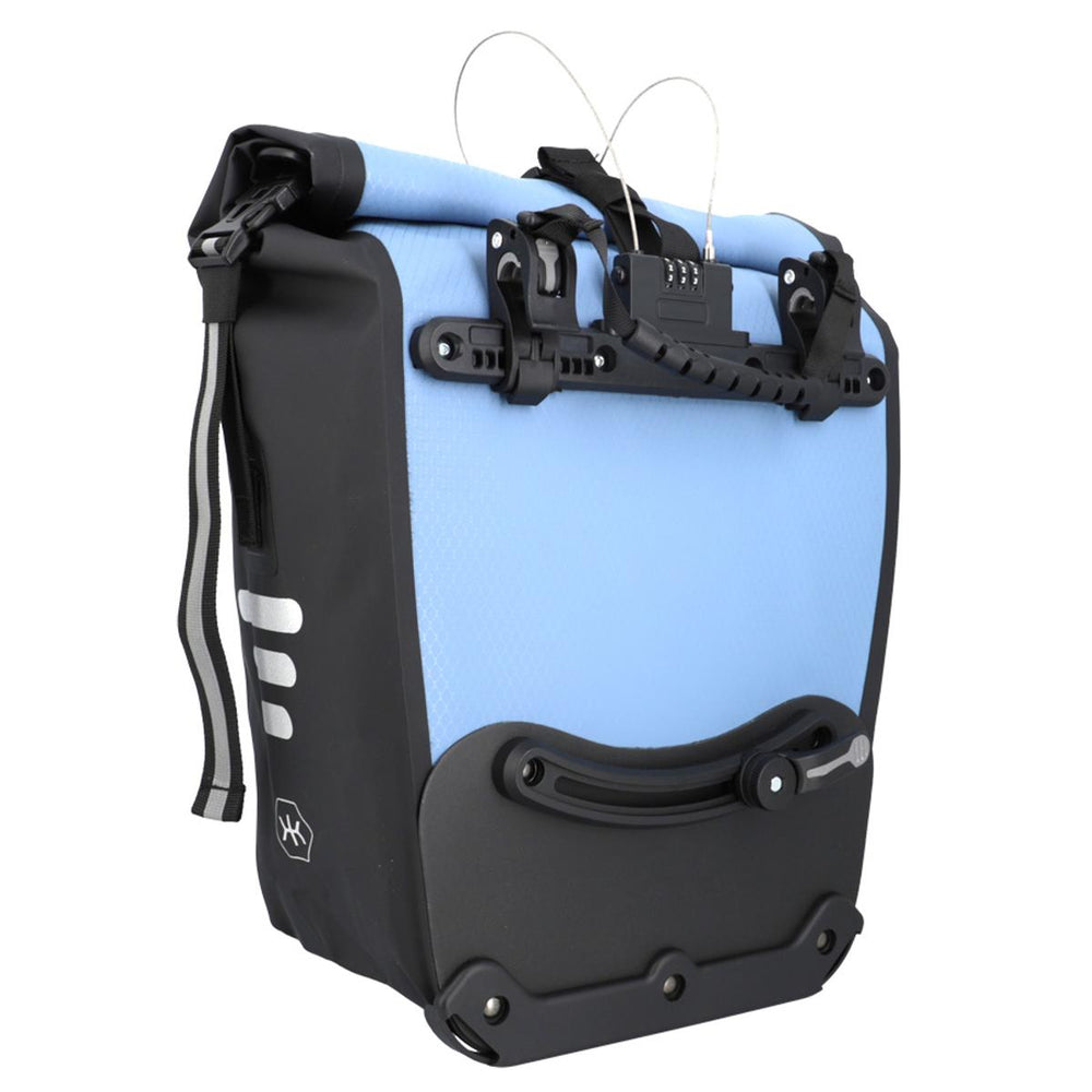 Sacoche de porte-bagage KHEAX Izoard II 31 L étanche - Bleu Turquoise