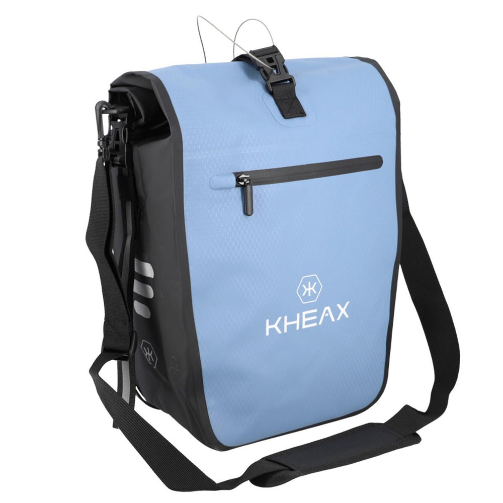 Sacoche de porte-bagage KHEAX Izoard II 31 L étanche - Bleu Turquoise