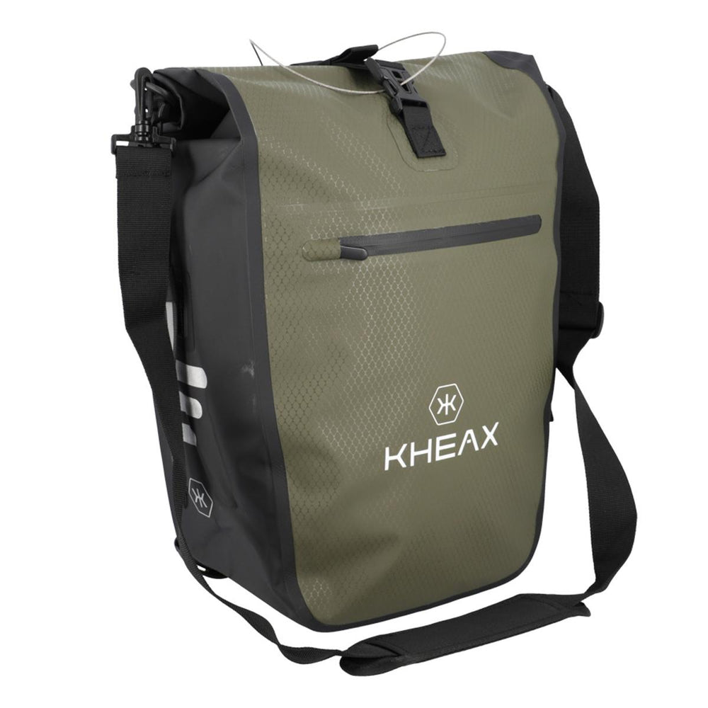 Sacoche de porte-bagage KHEAX Izoard II 31 L étanche - Kaki
