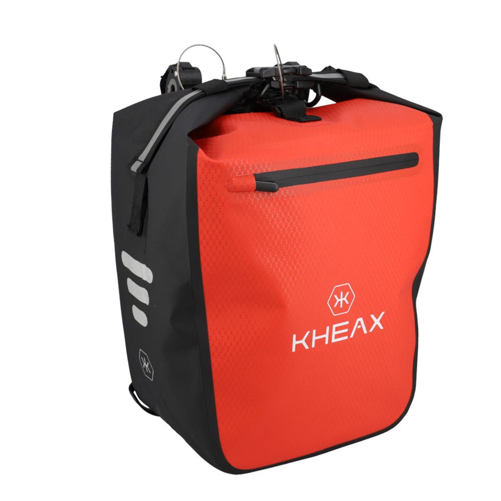 Sacoche de porte-bagage KHEAX Izoard II 31 L étanche - Rouge