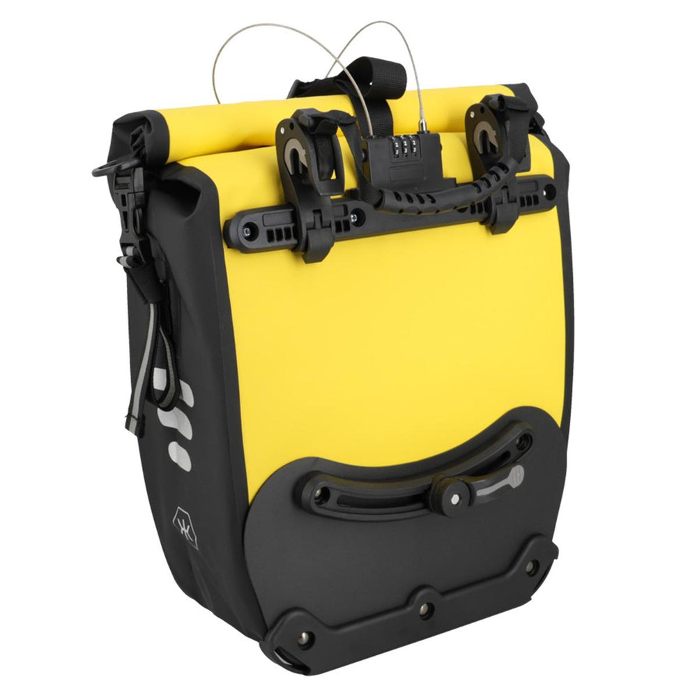 Sacoche de porte-bagage KHEAX Izoard Mini 14 L étanche - Jaune