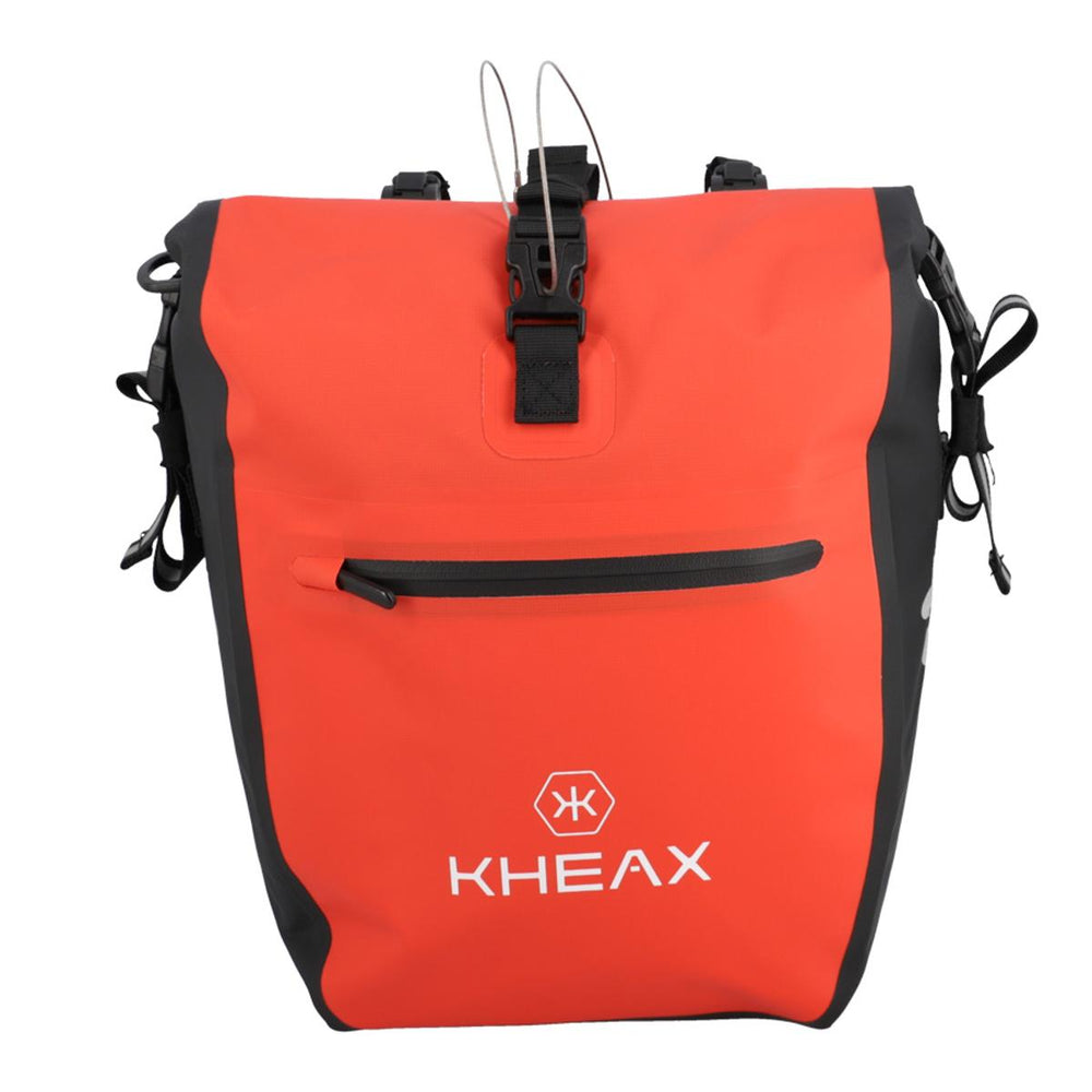 Sacoche de porte-bagage KHEAX Izoard Mini 14 L étanche - Rouge
