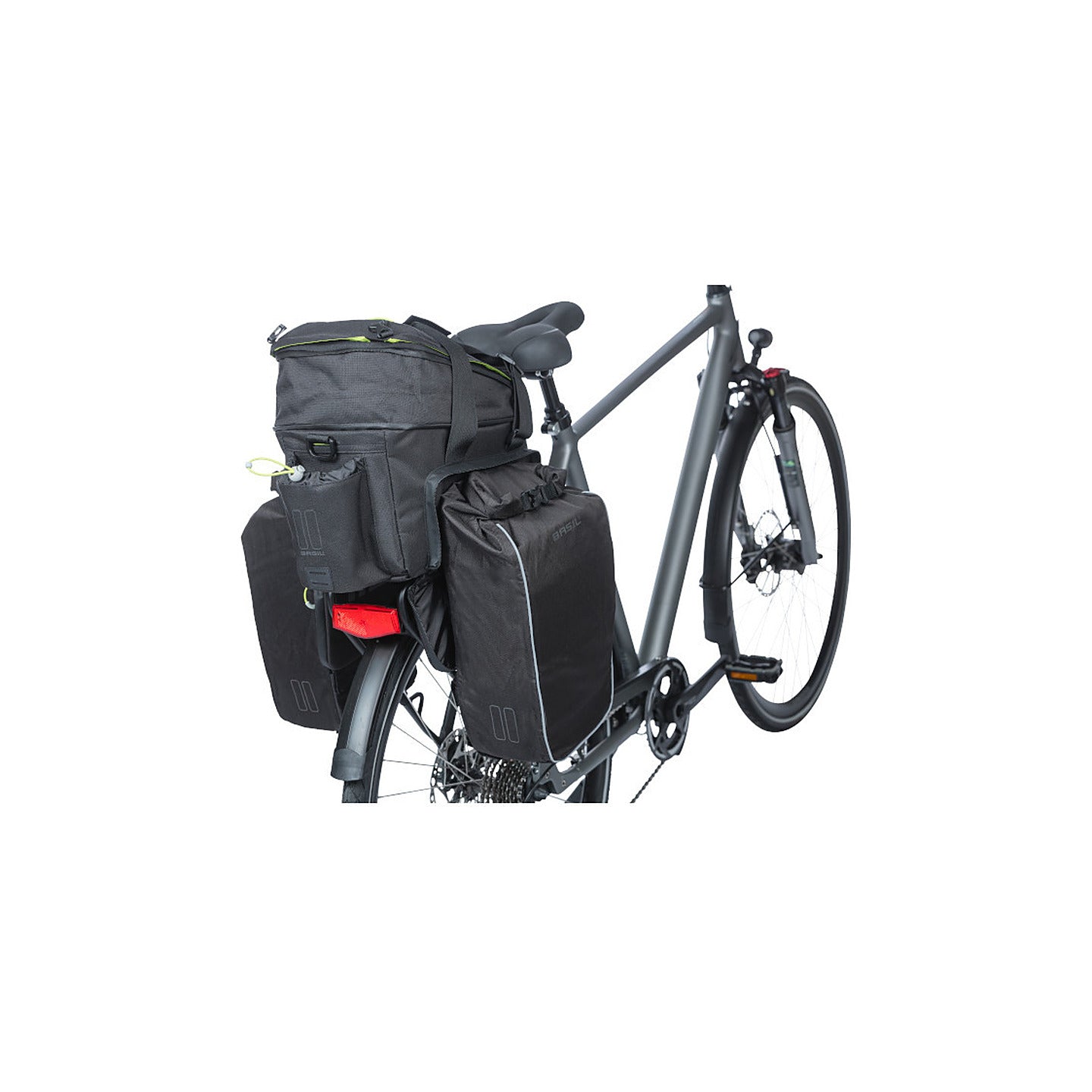 Sacoche Basil Miles Trunkbag XL Pro MIK montee sur un velo