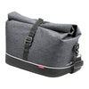 Sacoche de porte-bagages KlickFix Rackpack City, XL et Touring – Rackpack City, 8 L, UniKlip 2 – le sac Rackpack City gris a fermeture roulee
