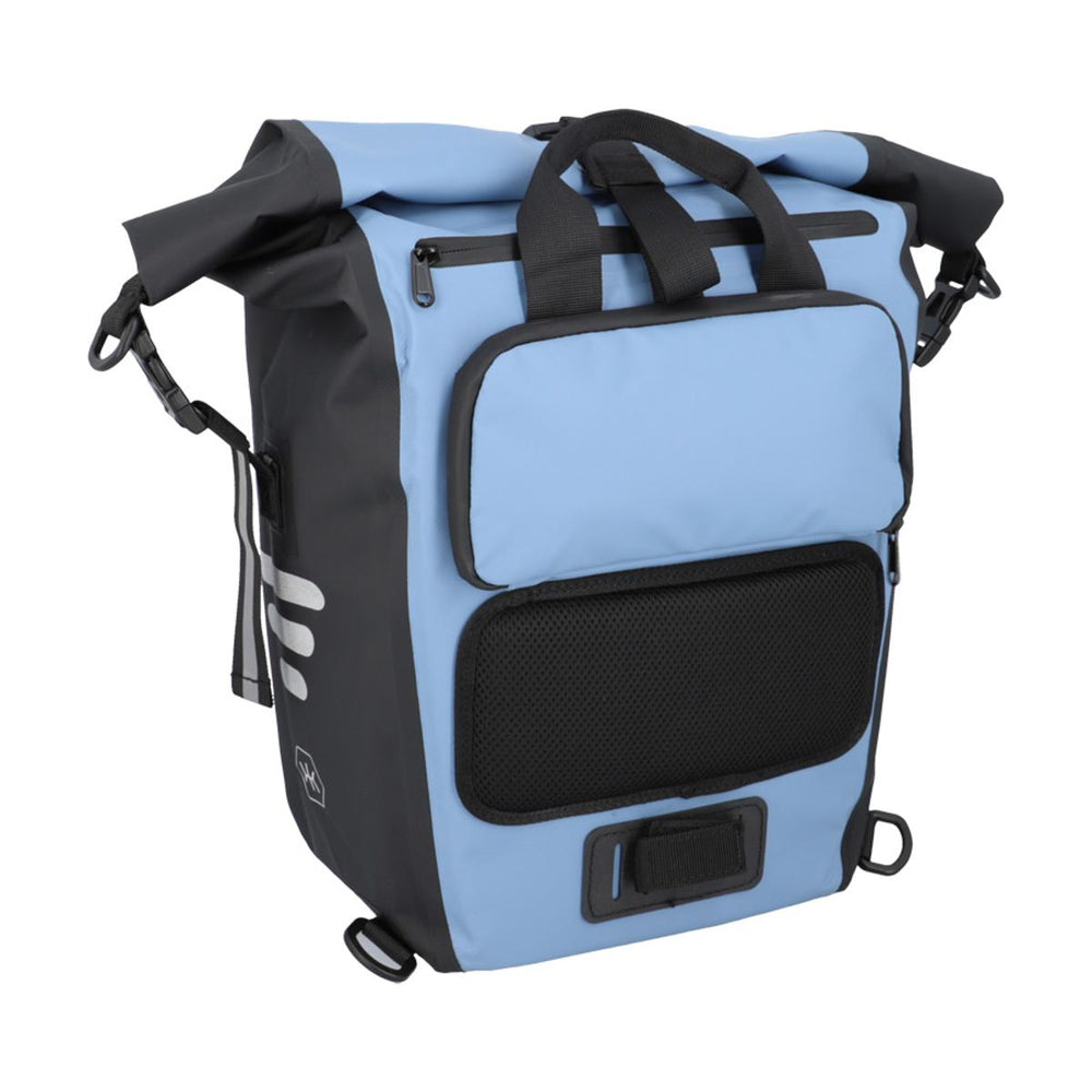 Sacoche de porte-bagage convertible sac à dos KHEAX Ventoux II 30 L - Bleu Turquoise