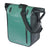 Sacoche vélo arrière Basil Rivo M MIK Hooks 15 L coloris Vert argenté / Noir – vue trois quarts