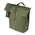Sacoche vélo Basil City Shopper MIK Studs 16 L coloris Moss Green – vue trois quarts