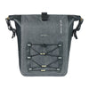 Sacoche vélo Basil Navigator Storm M MIK Hooks 15 L coloris Noir – crochets MIK Hooks a l arriere