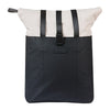 Sacoche vélo Basil Vive Shopper MIK Hooks 20 L coloris Blanc cassé / Noir – vue de face