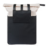 Sacoche vélo Basil Vive Shopper MIK Hooks 20 L coloris Blanc cassé / Noir – vue de profil