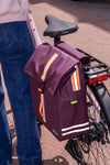 Sacoche vélo Gofluo Robin 2.0 Burgundy — vue côté