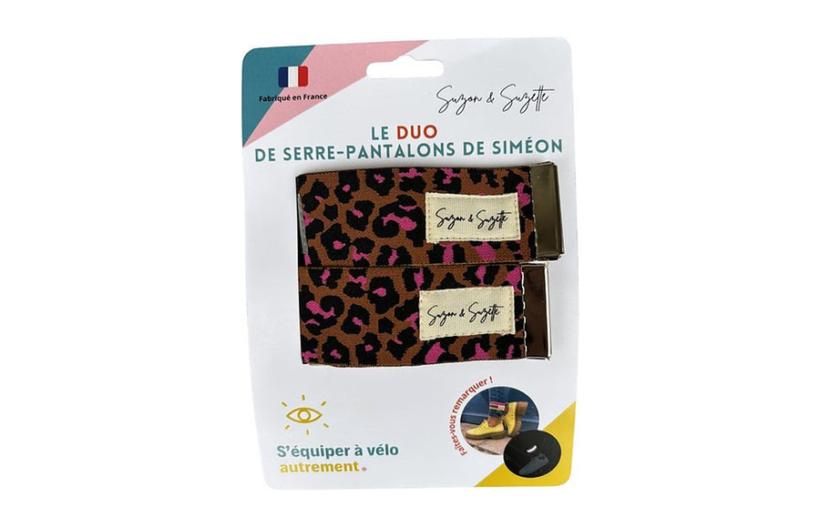 Serre-pantalons Simeon leopard
