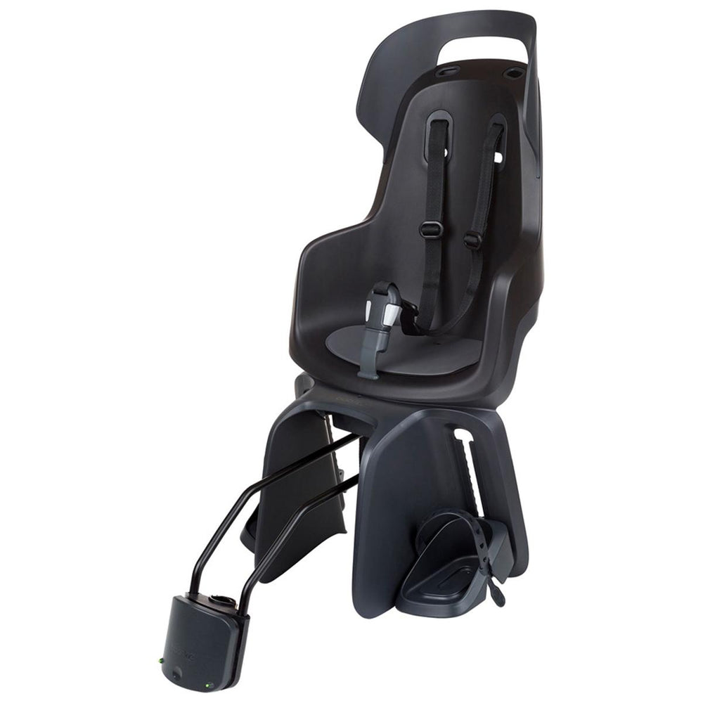 Siège vélo enfant arrière Bobike Go Maxi inclinable fixation cadre - Urban Black