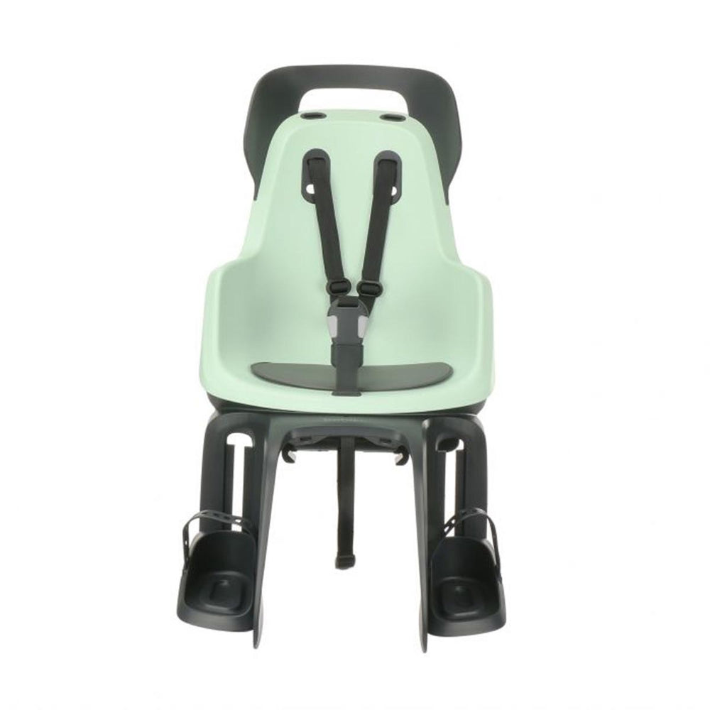 Siège vélo enfant arrière Bobike Go Maxi inclinable porte-bagages - Marshmallow Mint