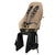 Siège vélo enfant arrière Urban Iki BIO - Momigara porte-bagage coloris Beige/Noir sur fond blanc