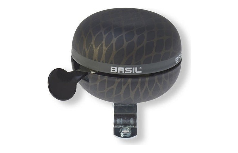 Sonnette vélo Basil Bell – noir métallisé – la sonnette 60 mm
