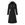 Trench-coat de pluie vélo Basil Mosse femme coloris Jet Black - vue de face ceinture