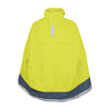 Cape de pluie vélo Tucano Urbano Garibaldina 2G jaune fluo, vue de face sur fond blanc