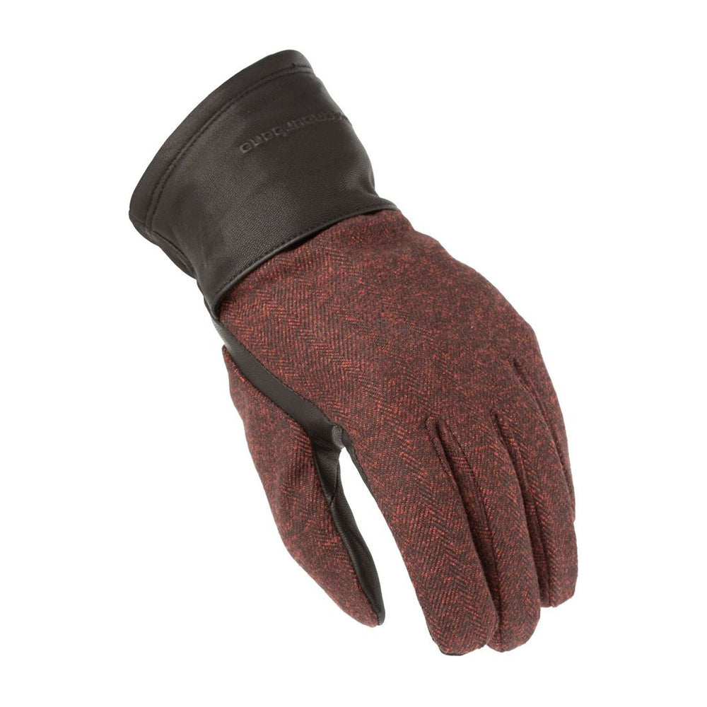Gants de vélo femme Tucano Urbano Lady Cabrio rouge chevron