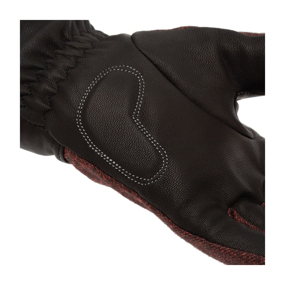 Gants de vélo femme Tucano Urbano Lady Cabrio rouge chevron