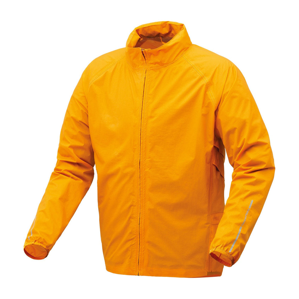 Veste de pluie vélo Tucano Urbano Nano Rain Ultra Hydroscud orange, vue de face sur fond blanc