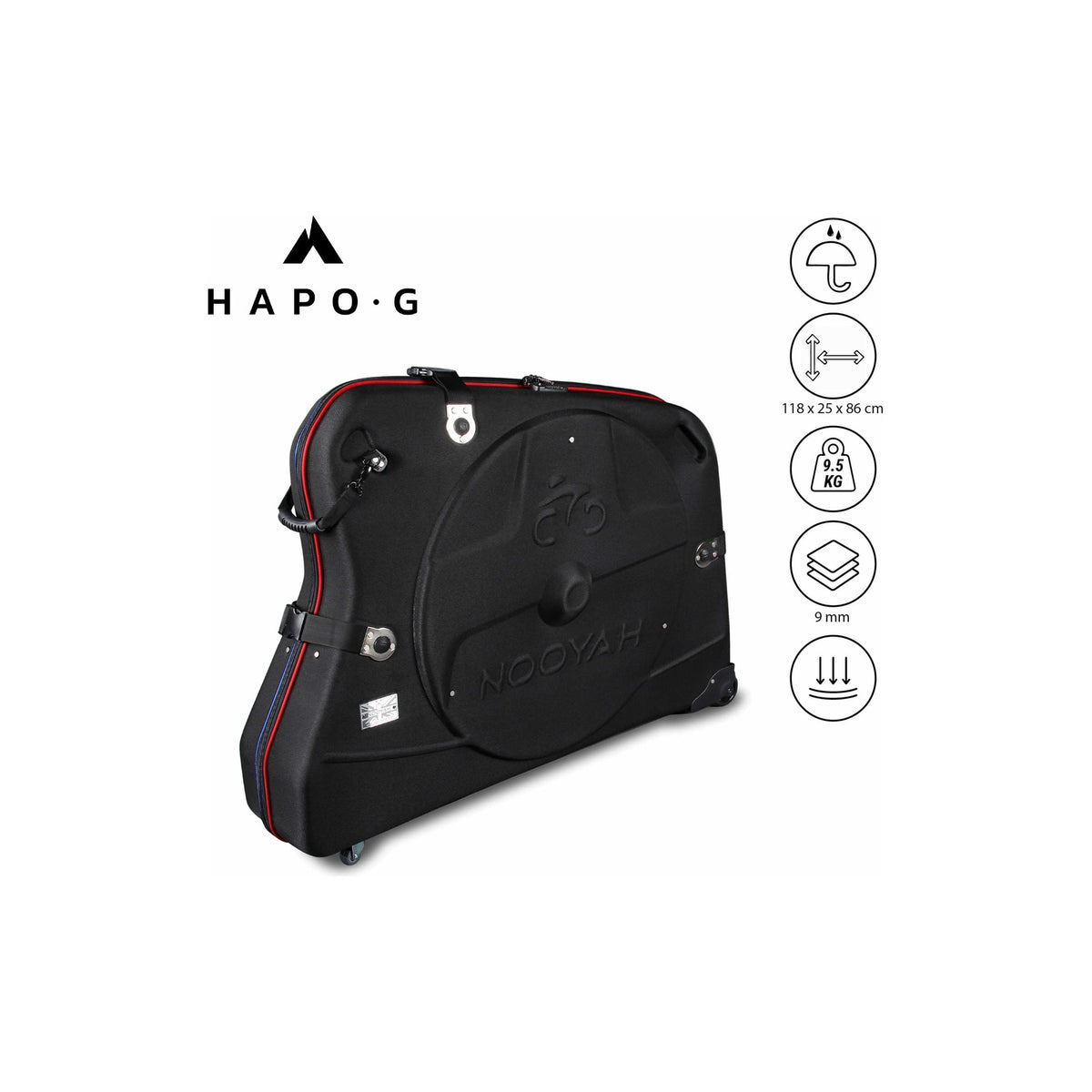 Valise de transport velo Hapo-G - Thermoformee EVA - photo 5