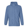 Veste de pluie vélo Basil Hoga unisexe coloris Bleu Horizon - vue de face