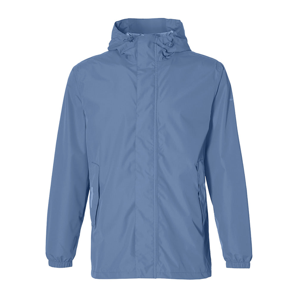Veste de pluie vélo Basil Hoga unisexe coloris Bleu Horizon - vue de face