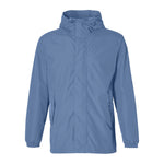 Veste de pluie vélo Basil Hoga unisexe coloris Bleu Horizon - vue de face