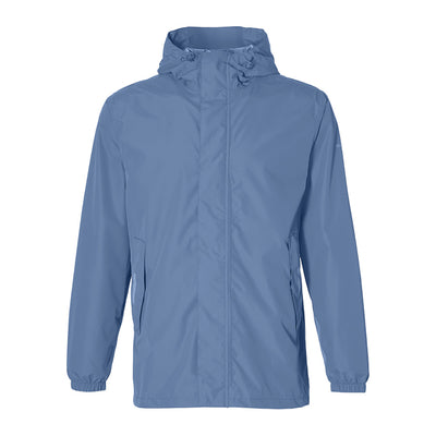 Veste de pluie vélo Basil Hoga unisexe coloris Bleu Horizon - vue de face