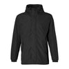 Veste de pluie vélo Basil Hoga unisexe coloris Noir - vue de face