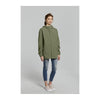 Veste de pluie vélo Basil Hoga unisexe coloris Vert Olive - portee par une femme