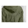 Veste de pluie vélo Basil Mosse Parka femme coloris Vert Olive - detail des finitions