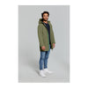 Veste de pluie vélo Basil Mosse Parka homme coloris Vert Olive - poches laterales velcro