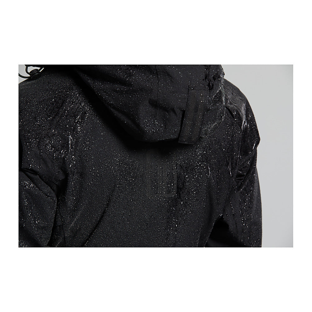 Veste imperméable vélo Basil Skane femme coloris Noir - zips impermeables