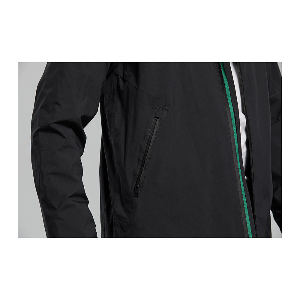 Veste imperméable vélo Basil Skane homme coloris Noir - zips impermeables