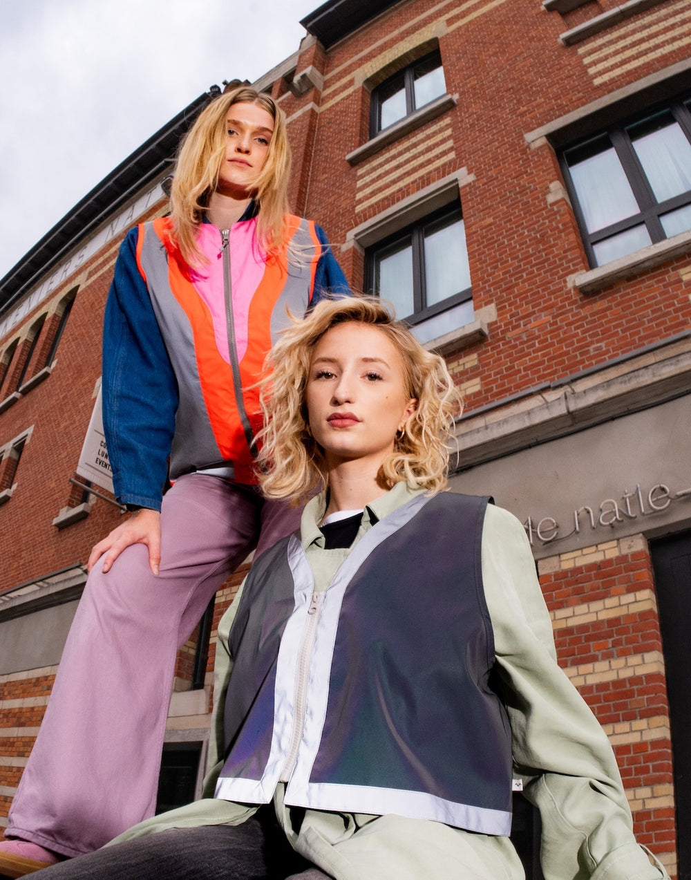Go Fluo Reflektierende ärmellose Jacke