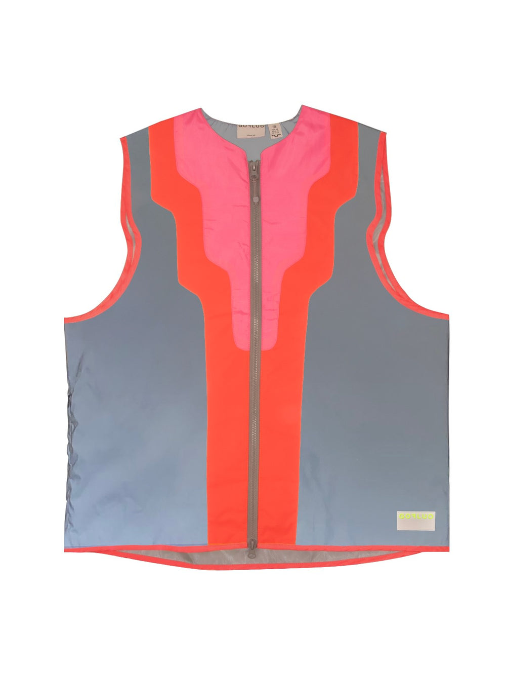 Go Fluo Reflektierende ärmellose Jacke