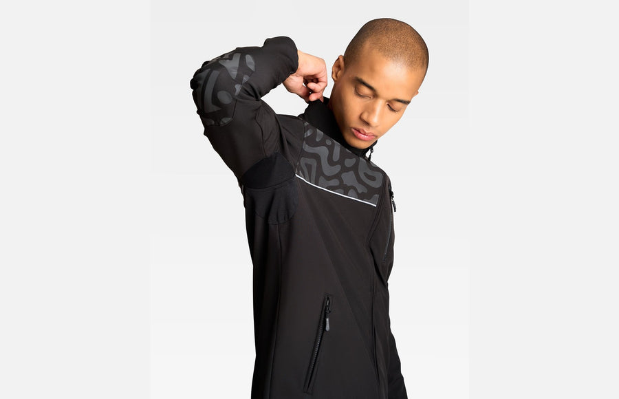 Veste softshell polaire vélo Urban Circus Orso section 3
