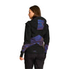Veste vélo imperméable réfléchissante Urban Circus Iris Noir/Violet photo 5