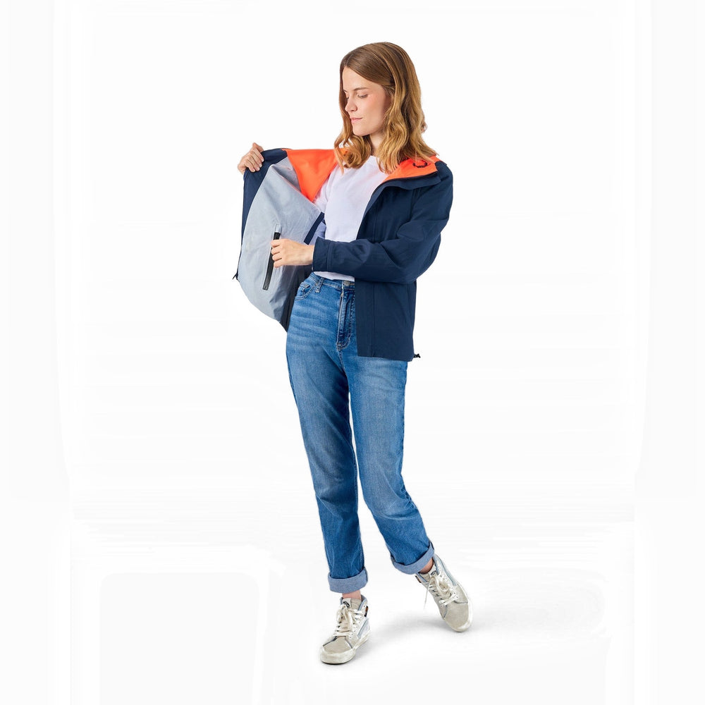Veste vélo réversible certifiée Urban Circus REPOP Bleu/Orange photo 4