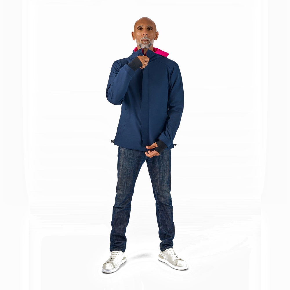 Veste vélo réversible certifiée Urban Circus REPOP Rose/Bleu photo 2