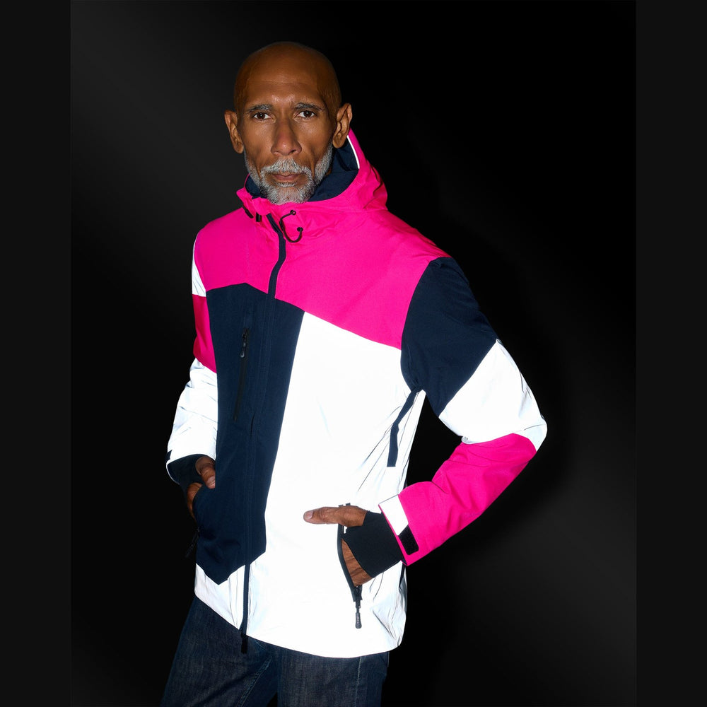 Veste vélo réversible certifiée Urban Circus REPOP Rose/Bleu photo 3
