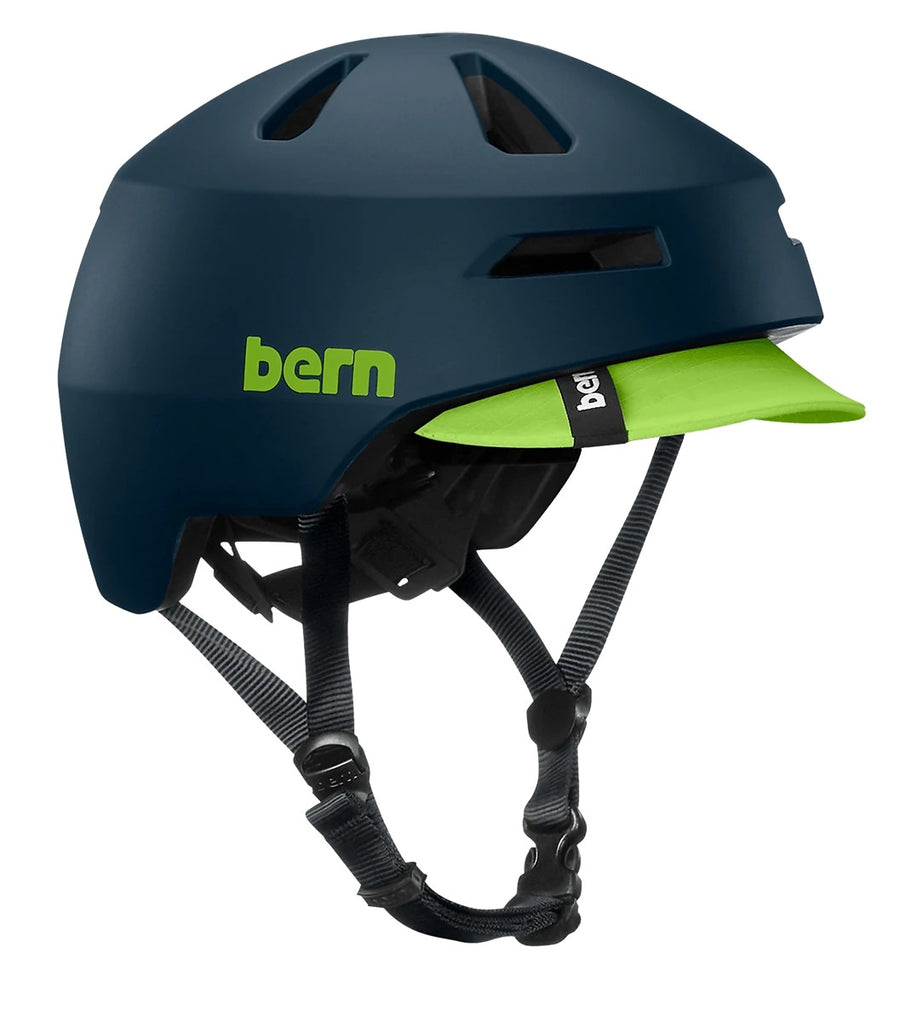 casque de vélo urbain Bern Brentwood 2.0 matte bleu foncé